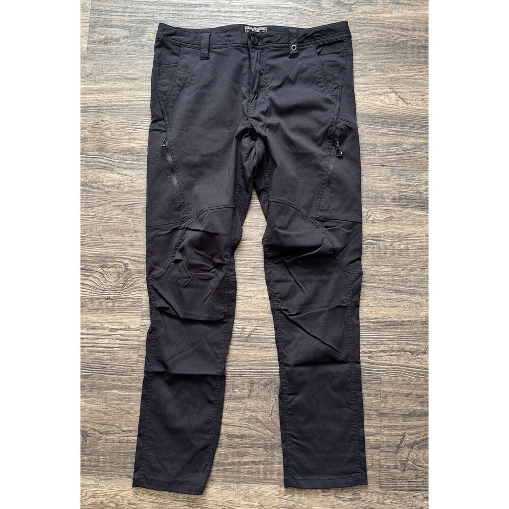 686 Anything Cargo Pants Mens 34x32 Black Slim Fit Stretch Hiking Outdoor Rain